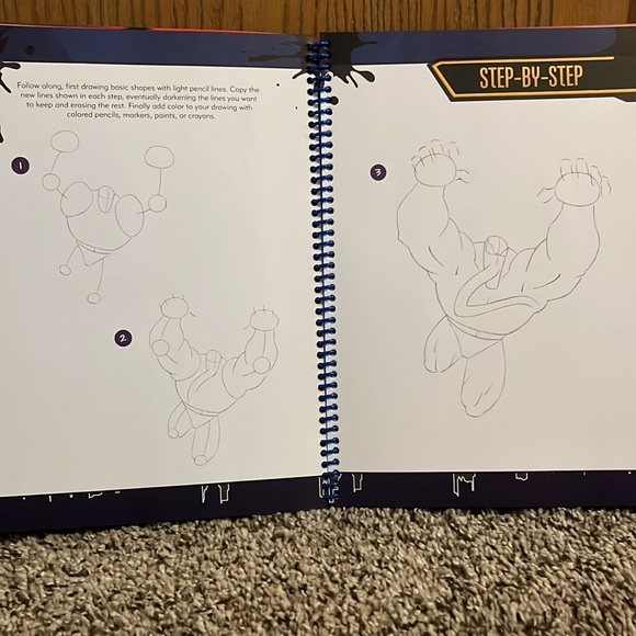 Marvel Spider- Man Learn To Draw Book - Picture 5 of 5